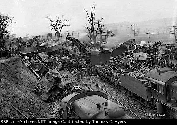 PRR New Portage Wreck, 1916